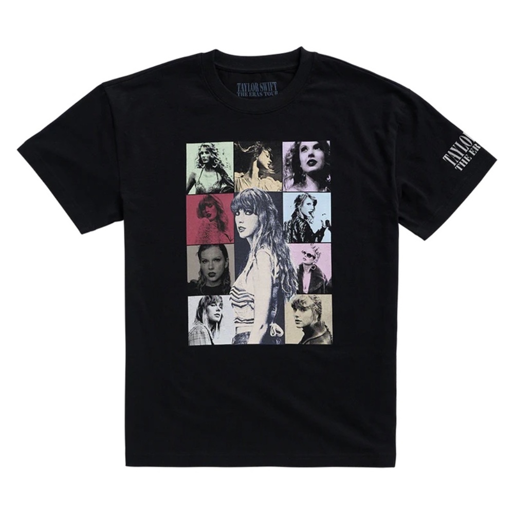 Taylor Swift The Eras Tour Black T-Shirt - Size: M
